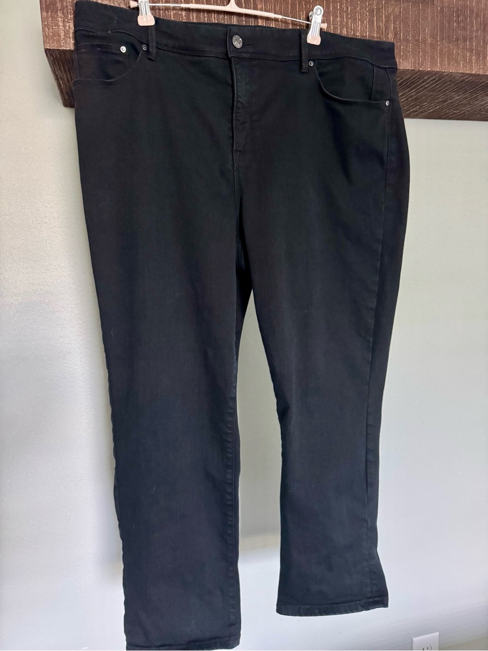 Chico's Black Straight-Leg Jeans